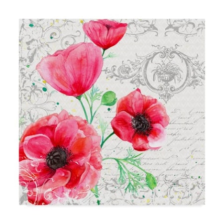 Irina Trzaskos Studio 'Summertime Poppies IV' Canvas Art,18x18